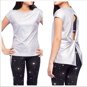 More Than Magic Shiny/Glittery Metallic Blouse